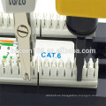 Panel de remiendo de la fibra del color Cat6 UTP 12/16/24 / 48ports del color del precio competitivo